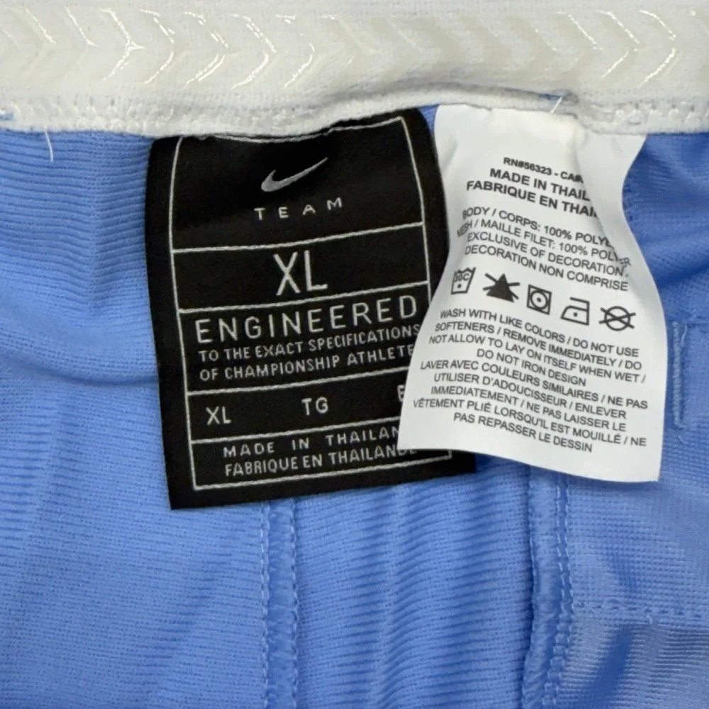 NWT Nike BQ5400-448 Mens Size XL Baby Blue Team Vapor Select High Baseball Pants